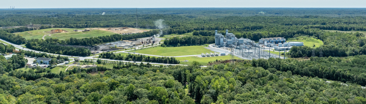 Wide shot of Charles County
