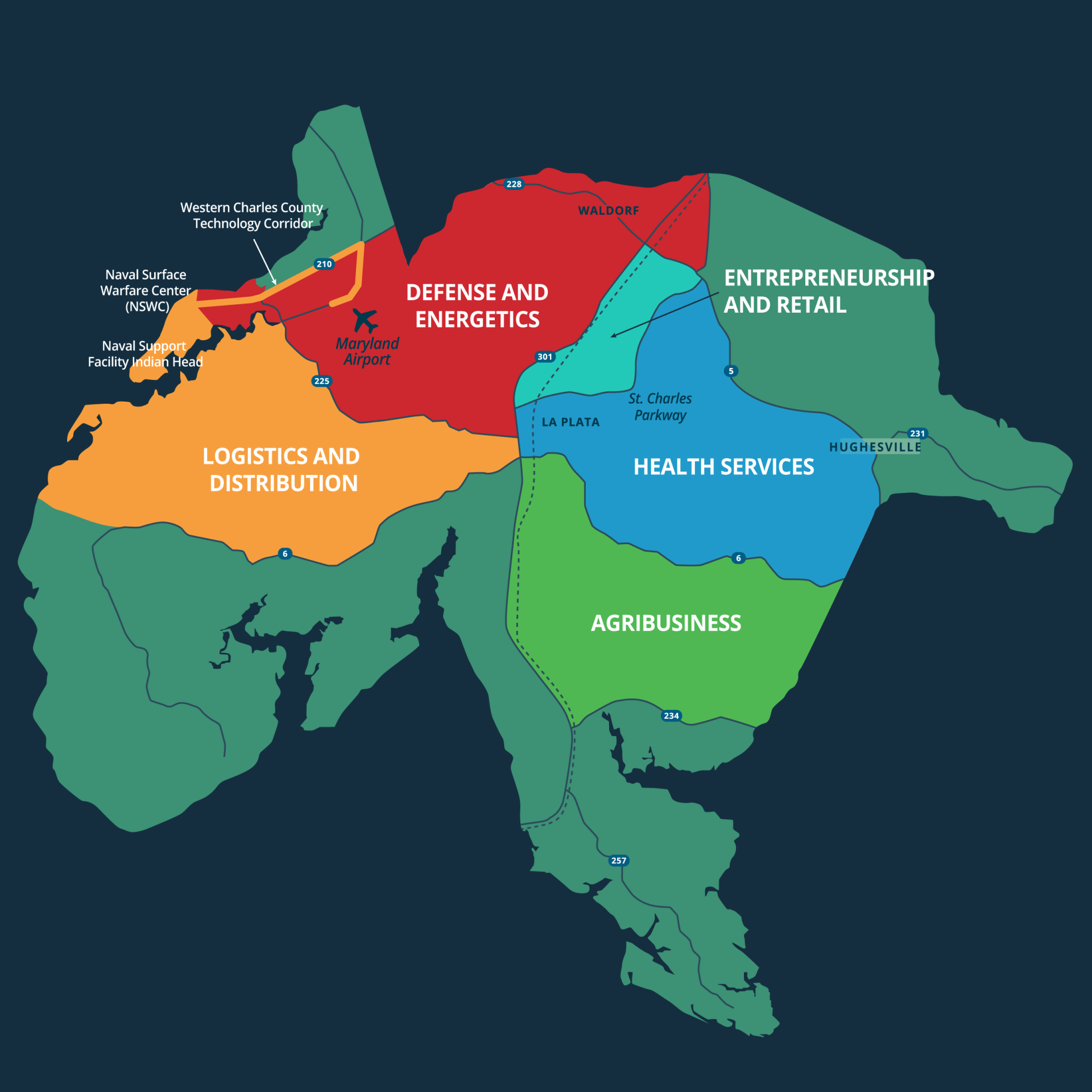 Key Industries Map